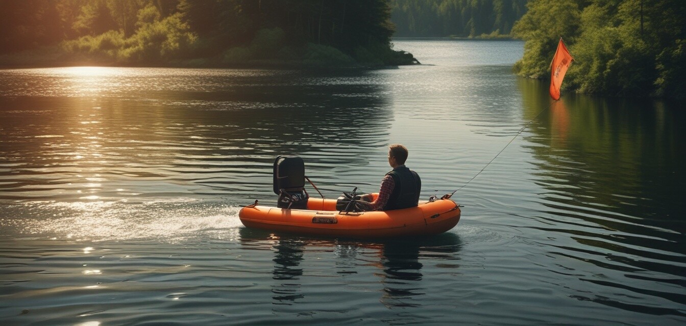 Rider wearing a life jacket on a towable tube
